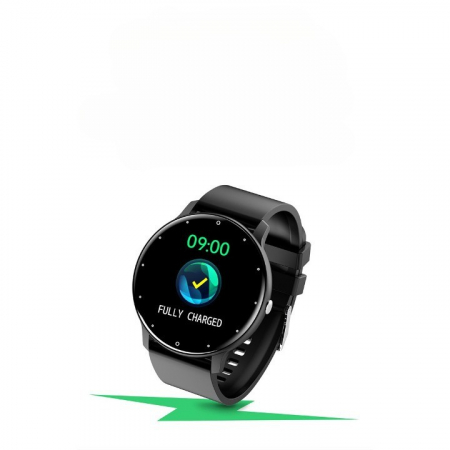 Ceas smartwatch si bratara fitness Flippy ZL02D, oxigen, ritm cardiac, pedometru, notificari, IP67, Compatibil cu Android/iOS, vibratii, multi sport, Negru [7]