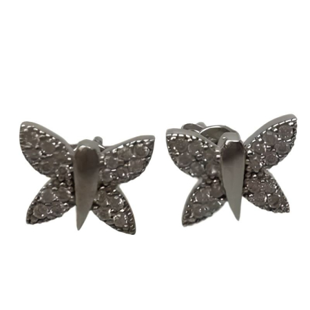 Bijuterii argint - Cercei Argint 925 Fluturasi