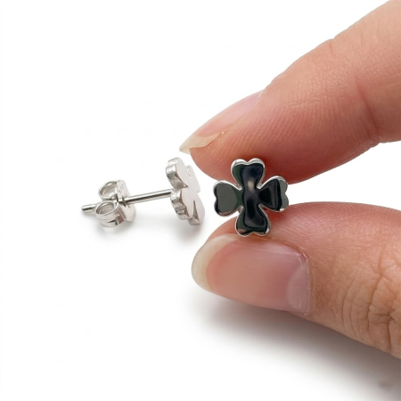 Cercei Argint 925, Jolie Silver Trifoi, 1.27 g, [1]