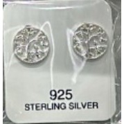 Bijuterii argint - Cercei din Argint 925, Copacel in Cerc, Jolie Silver