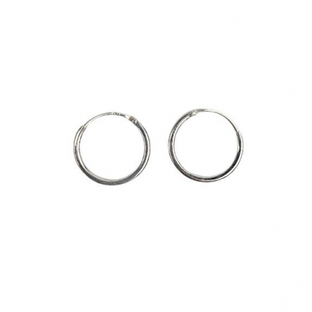 Cercei din Argint 925 Creole Mici 10 mm [2]