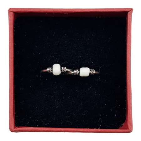 Cercei pentru Dama, Jolie, Argint 925, Model Creole cu Piatra Alba, 12 mm, 0.8g, 1.5 cm x 1.4 cm, Argiuntiu [1]