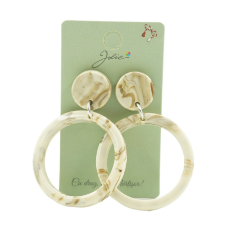 Bijuterii argint - Cercei Primavara Cercuri