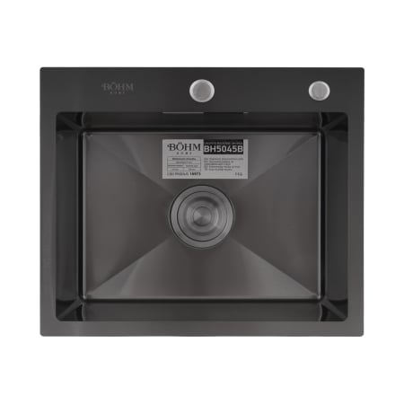 Chiuveta de bucatarie din inox alimentar SUS304 BH5045B BoHM, Nano Black 500 × 450 × 215 mm [1]