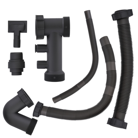 Chiuveta de bucatarie dubla din inox alimentar BH7849DS BoHM Satin 780x490x215 mm [4]