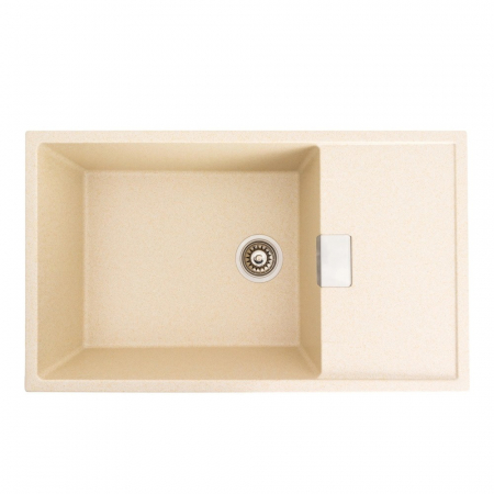 Pentru Casa si Camping - Chiuveta de bucatarie Elefant Premium Diamond Safari Bej , 856x500 mm