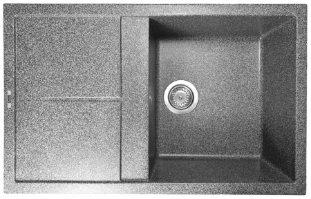 Pentru Casa si Camping - Chiuveta din compozit de granit pentru bucatarie Grafit ELEFANT PREMIUM 7850 SELENA