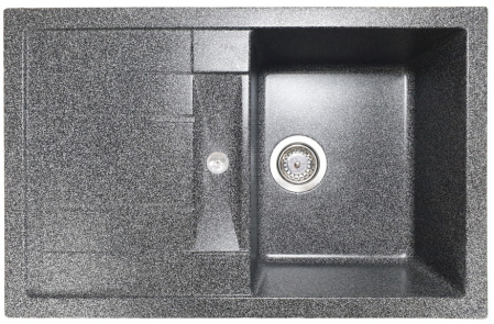 Pentru Casa si Camping - Chiuveta din compozit de granit pentru bucatarie grafit ELEFANT PREMIUM 7850 TROYA