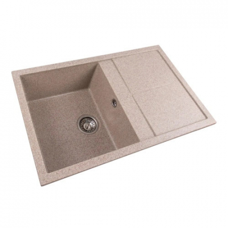 Chiuveta din compozit de granit pentru bucatarie Nisip bej ELEFANT PREMIUM 7850 SELENA [1]