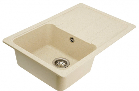 Chiuveta din compozit de granit pentru bucatarie Nisip ELEFANT PREMIUM 7850 VERONA [1]