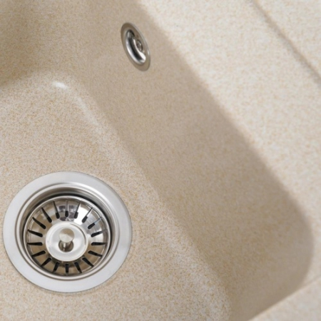 Chiuveta din compozit de granit pentru bucatarie Safari bej ELEFANT PREMIUM 4050 KORRADO [3]