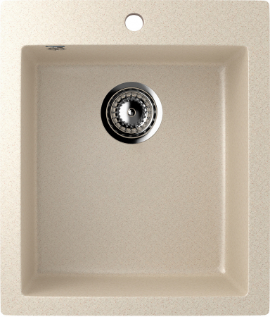 Chiuveta dreptunghiulara de bucatarie Ulgran U-404-328 Bej, 49.5 x 42 cm [0]