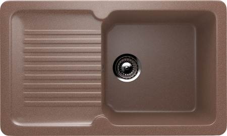 Chiuveta dreptunghiulara de bucatarie Ulgran U-506-307 Cafeniu, 77 x 49.5 cm [0]