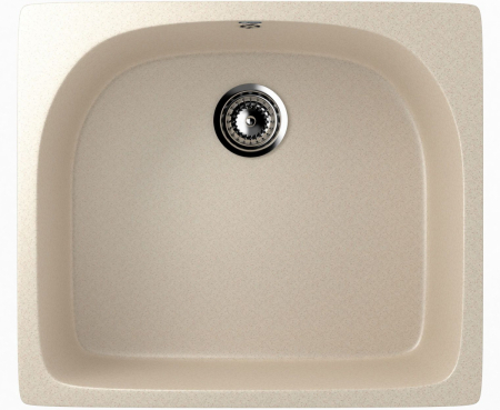 Chiuveta patrata de bucatarie Ulgran U-408-328 Bej, 59 x 51 cm [0]