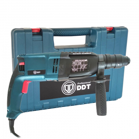 Ciocane rotopercutoare - Ciocan rotopercutor electric cu 2 mandrine, DDT , 1100 W , 26 mm , 900 Rpm