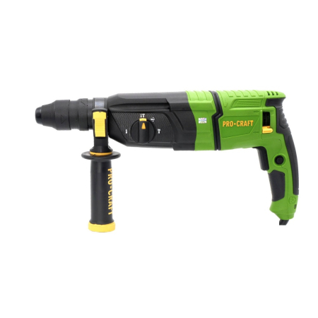 Bricolaj - Ciocan rotopercutor PROCRAFT BH1100 DFR, 220-240 V, 900 W, 3,2 J, SDS PLUS, 3 moduri de lucru