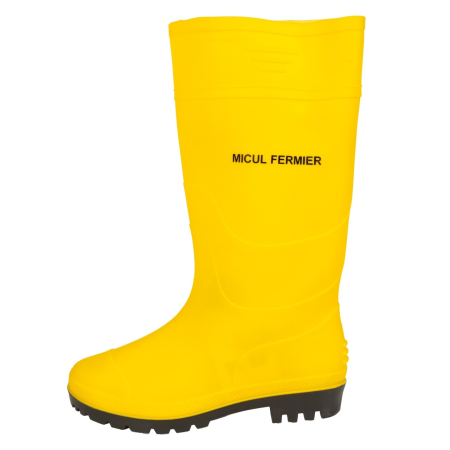 Constructii  - Cizme de cauciuc Micul Fermier 46 Galben G01