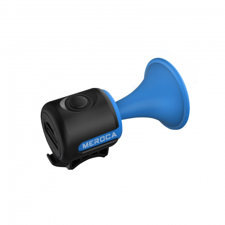Jucarii, Copii & Bebe - Claxon electric pentru bicicleta, Flippy, rezistent la apa, 120 dB, albastru