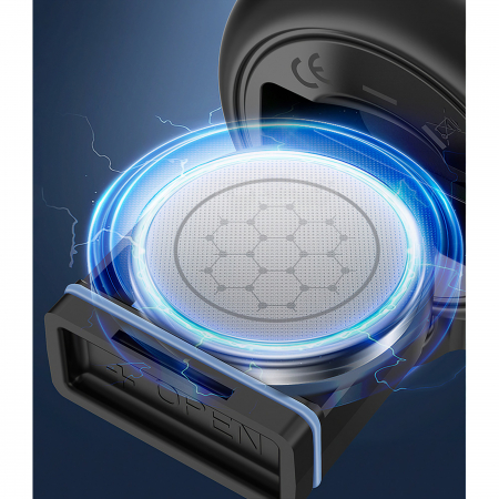 Claxon electric pentru bicicleta, Flippy, rezistent la apa, 120 dB, negru [3]