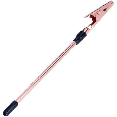 Clema mini pentru fixarea bijuteriilor, Flippy, din Metal, Ajutor pentru Bratari, Incuietori, Fermoare, Ajustare, Clema pentru Gura, 15.5 cm, Auriu Rose [1]