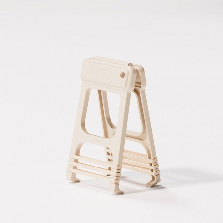 Pentru Casa si Camping - Clema pentru Boluri, Flippy, Anti-Alunecare, din ABS si Silicon, Extindere, pentru Oale, Tigai, de Uz Casnic, Rezistent la Temperaturi Inalte, 18.3 x 10.6 cm Bej