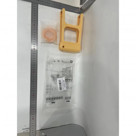Clema pentru Boluri, Flippy, Anti-Alunecare, din ABS si Silicon, Extindere, pentru Oale, Tigai, de Uz Casnic, Rezistent la Temperaturi Inalte, 18.3 x 10.6 cm Galben [1]