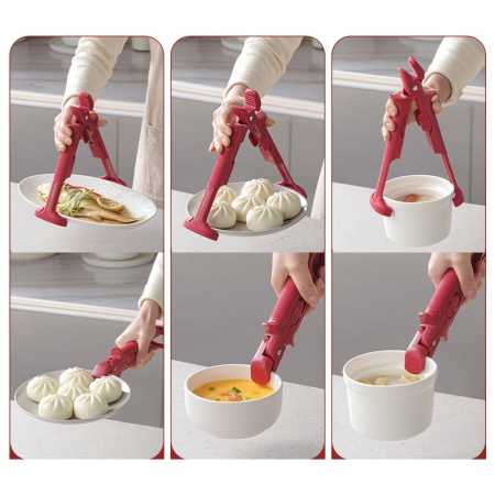 Cleste Anti-Oparire, Flippy, Rezistent la Temperaturi Ridicate, 24 x 6.5 cm, Rosu [1]