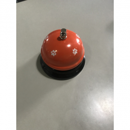 Pentru Casa si Camping - Clopotel de Metal, Flippy, pentru Receptie, Acoperire Labute, Rosu