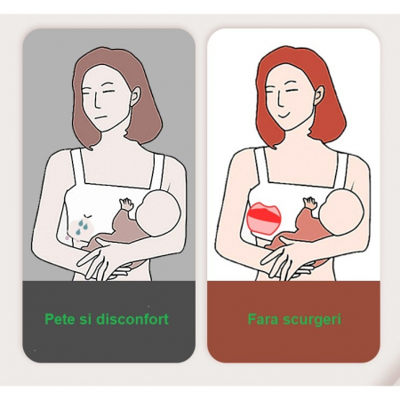 Colector de Lapte Matern, Flippy, din Silicon Safety, Anti-debordare, 80 ml, Transparent [5]