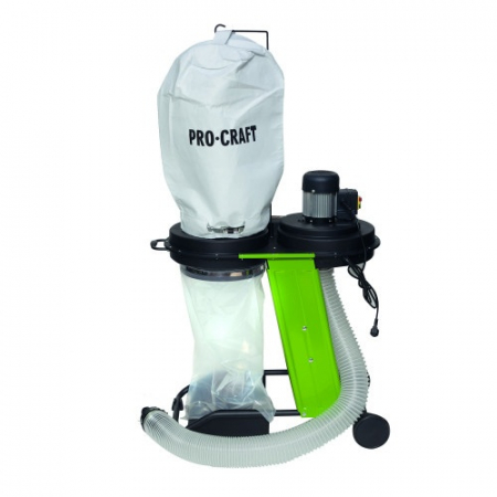 Suflante si aspiratoare exterior - Colector de praf PROCRAFT PDC550, 550 W, 2850 rpm, 19.7 Kg