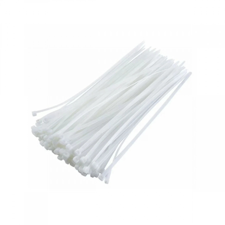 Import - Colier plastic alb, 5x400, 100 bucati, VARGO V-118149