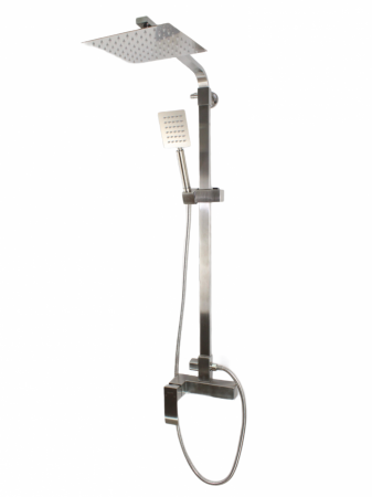 Coloana de dus Mixxus AMA-003-J, 120 cm + baterie si para, monocomanda, furtun flexibil [4]