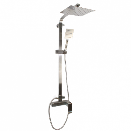 Coloana de dus Mixxus AMA-003-J, 120 cm + baterie si para, monocomanda, furtun flexibil [3]