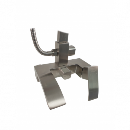 Coloana de dus Mixxus AMA-009-J, 120 cm baterie si para, monocomanda, furtun flexibil [2]