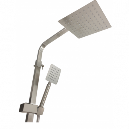 Coloana de dus Mixxus AMA-009-J, 120 cm baterie si para, monocomanda, furtun flexibil [1]