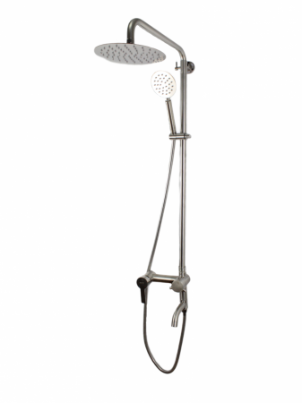 Coloana de dus Mixxus NOX-009-J, 120 cm + baterie si para, monocomanda, furtun flexibil [3]