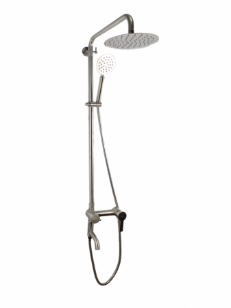 Coloana de dus Mixxus NOX-009-J, 120 cm + baterie si para, monocomanda, furtun flexibil [0]