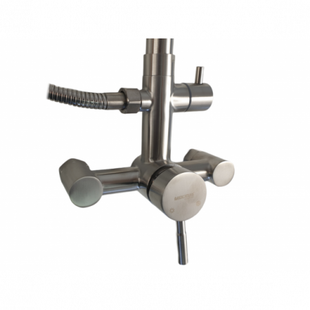 Coloana de dus Mixxus SAS-003-J, telescopica, 120 cm baterie si para, monocomanda, furtun flexibil [2]