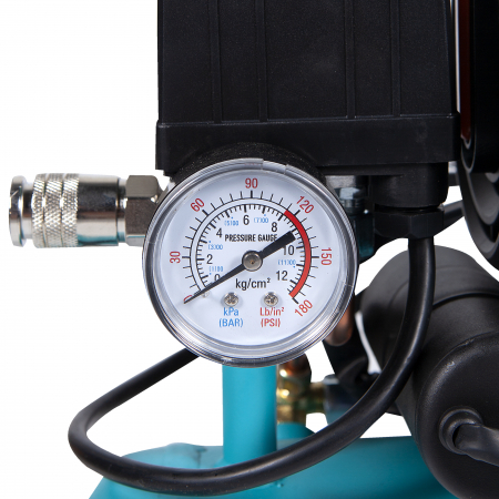 Compresor fara ulei Detoolz 880 W, 80 l/min, 9 L, 8 bari [7]