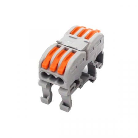 Pentru Casa si Camping - Conector de sina 3+3 poli VARGO V-110647