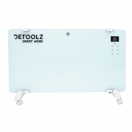 Convector electric Detoolz 1000W/2000W, Wifi, alb [1]