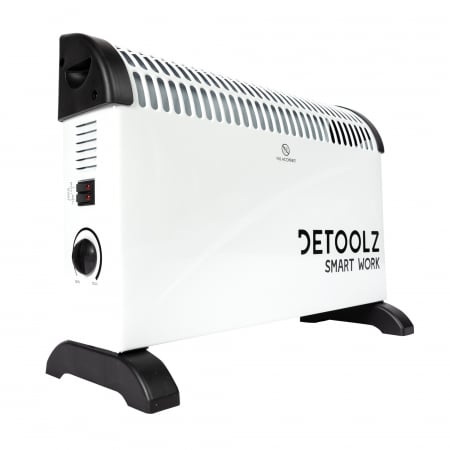 Convector electric Detoolz, 2KW, 3 trepte de putere, cu termostat reglabil [5]