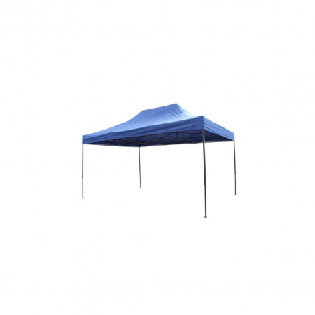 Gradina - Cort Pavilion 3x4.5m Albastru Pliabil Cadru Metal pentru Curte, Gradina, Evenimente