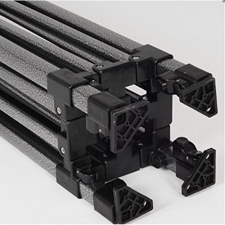 Cort Pavilion 3x4.5m Rosu Pliabil Cadru Metal pentru Curte, Gradina, Evenimente [2]