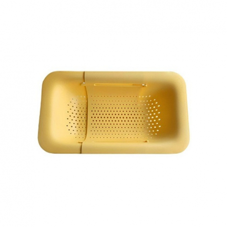 Bucatarie si electrocasnice - Cos pentru Scurgere Chiuveta de Bucatarie, Flippy, Plastic, Telescopic, 36x20x5 cm, Galben