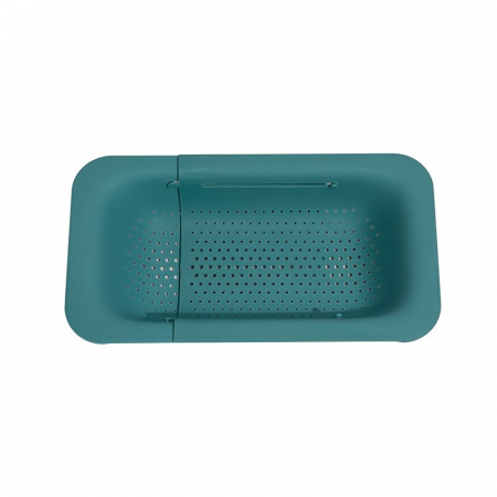 Pentru Casa si Camping - Cos pentru Scurgere Chiuveta de Bucatarie, Flippy, Plastic, Telescopic, 36x20x5 cm, Verde