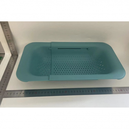 Cos pentru Scurgere Chiuveta de Bucatarie, Flippy, Plastic, Telescopic, 36x20x5 cm, Verde [1]