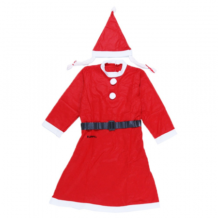 Decoratiuni, ornamente si articole Craciun - Costum Craciunita Flippy® Femeie, Adult, 3 piese, Polar