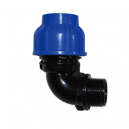 Compresiune pentru alimentare apa si irigatii - Cot Compres filet Ext Ø40*1,1/4" 5buc/pg