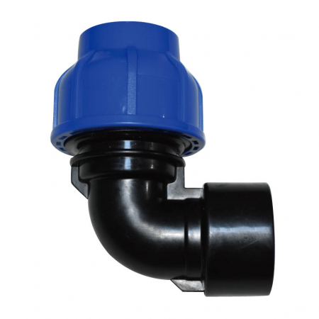 Compresiune pentru alimentare apa si irigatii - Cot Compres filet Int Ø40*1,1/4" 5buc/pg
